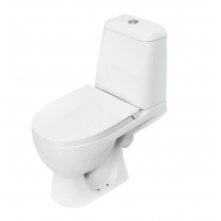 Унитаз-компакт напольный с бачком Sanita Luxe MAX COMFORT WC.CC/Max/2-DM/WHT.G/S1 с сиденьем Soft close